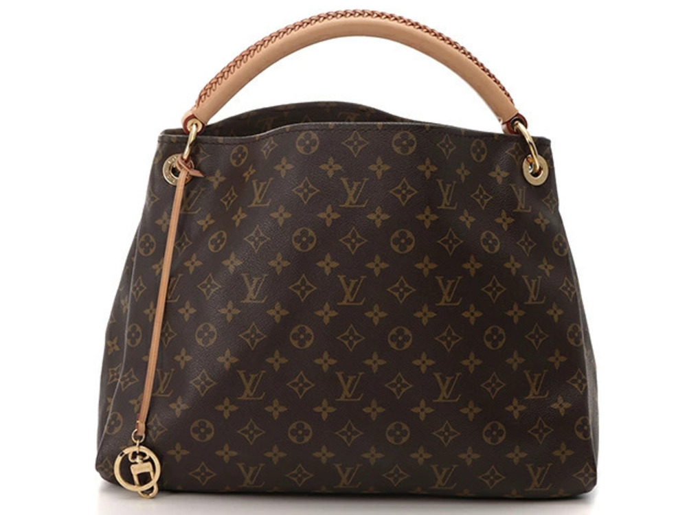 LOUIS VUITTON Artsy Monogram Shoulder Bag Brown